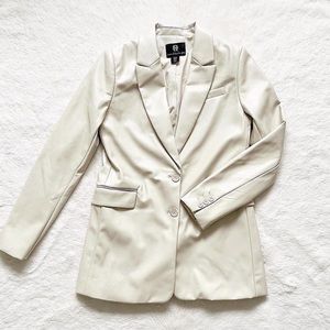 House of Harlow Vegan Leather Blazer